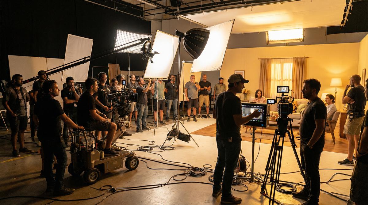 捷克街头影视制作幕后视频